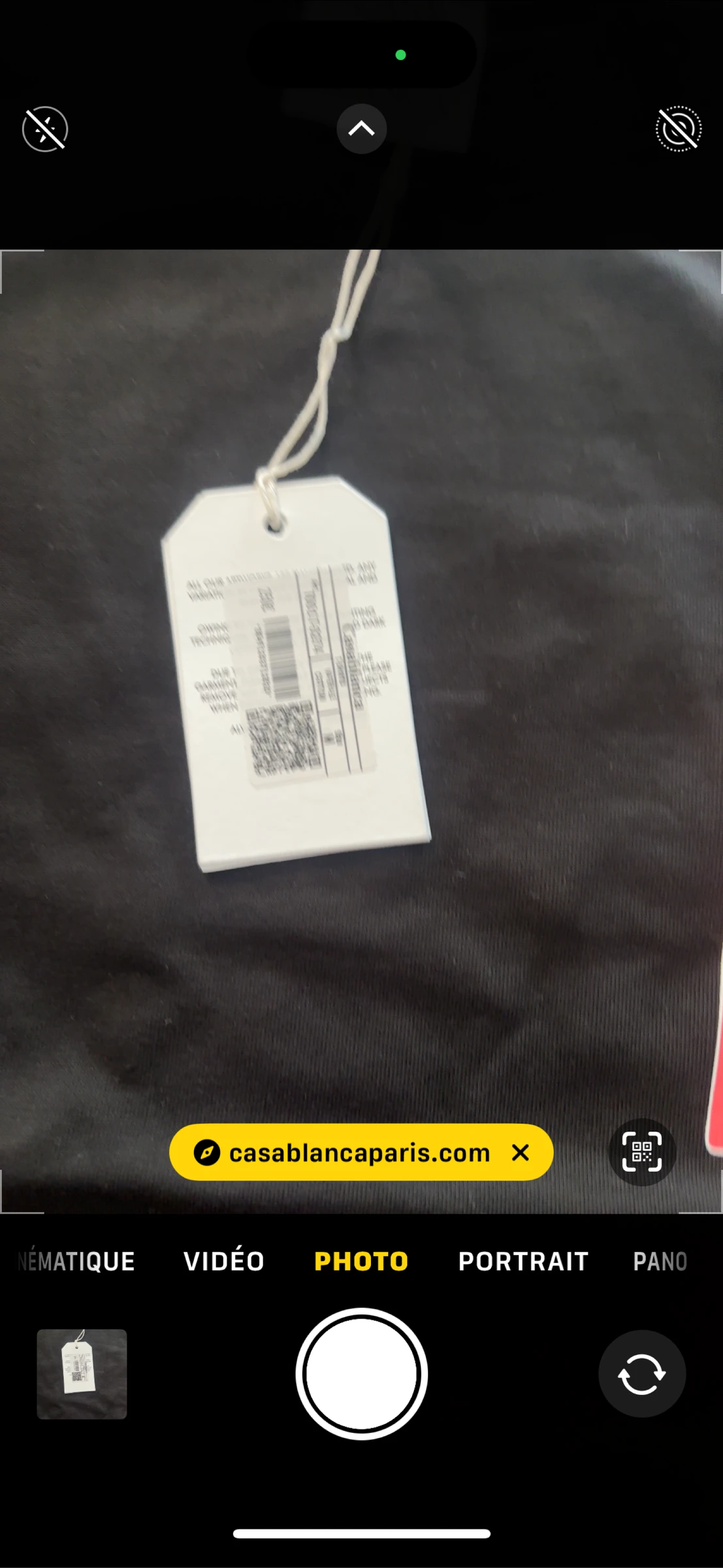 T-shirt Casablanca, noir, taille M – photo 5